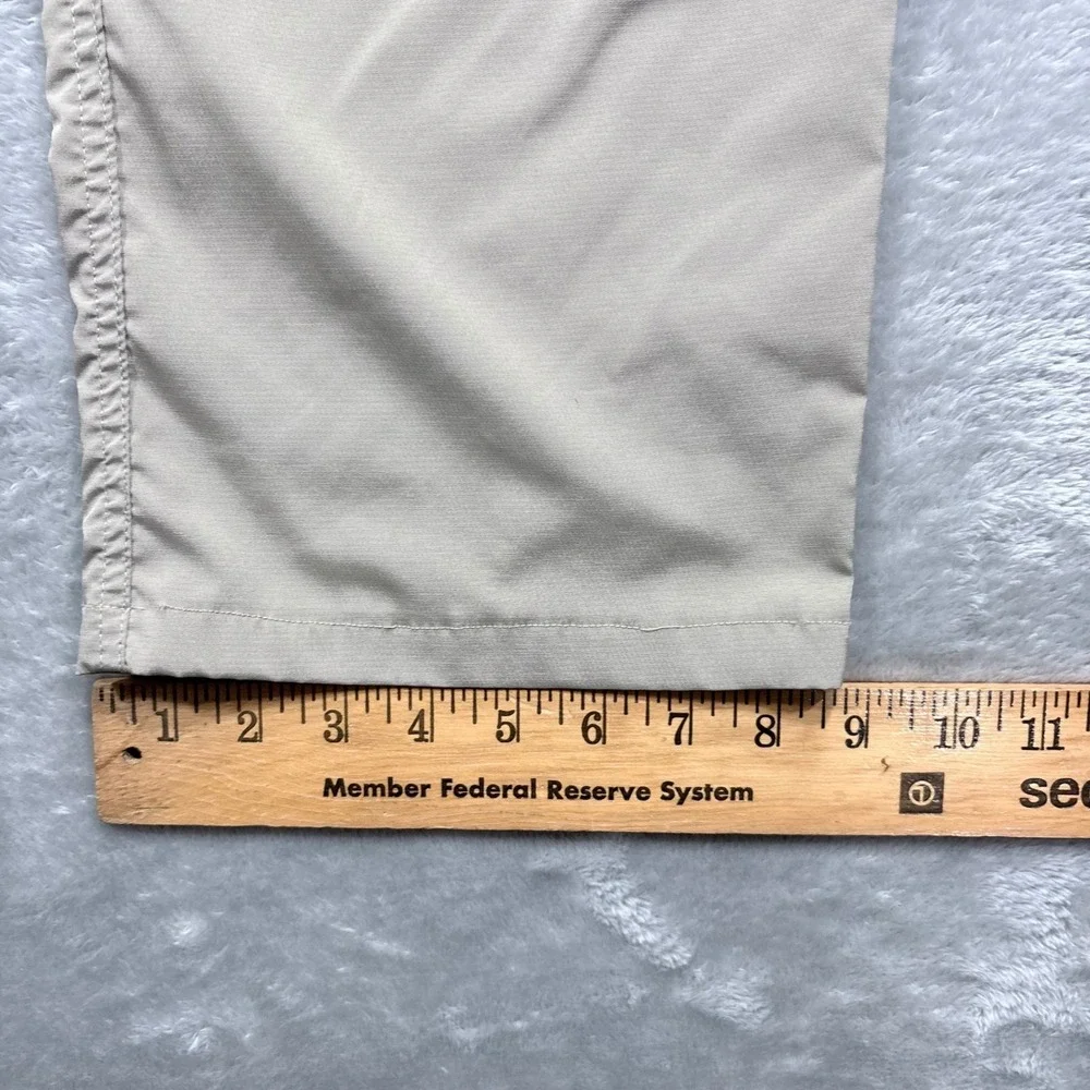 Columbia Hiking Pants Mens 36x30 Tan‎ Omni-Shade Regular Fit Outdoor Utility